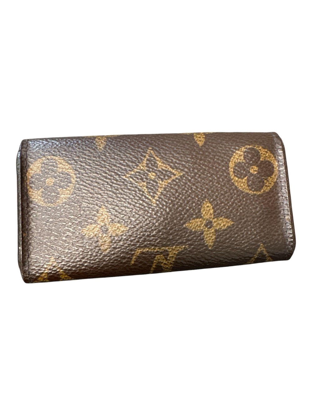 Louis Vuitton Key Holder wallet case Monogram Pouch with Dust Bag 4x2” Authentic - Picture 3 of 15
